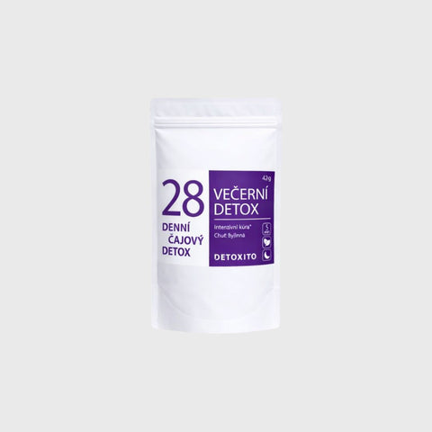 Večerní detoxikační čaj (28denní) – Intenzivní